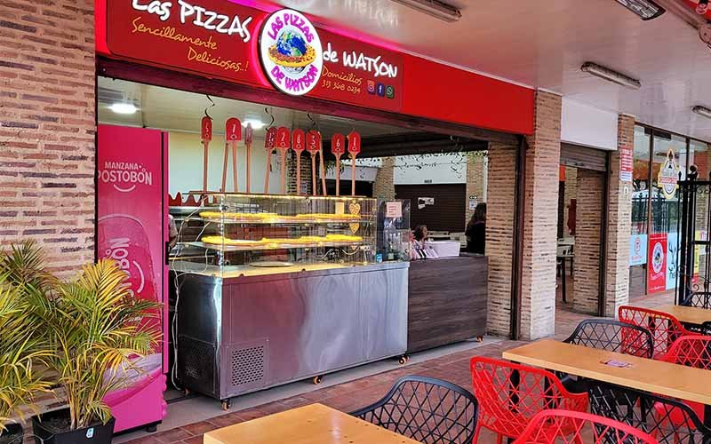Fachada de Pizzas Watson Sede de la 14