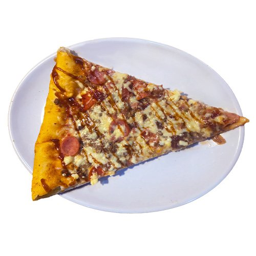 Porción pizza barbacoa