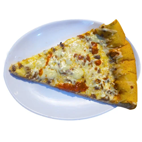 Porción pizza boloñesa