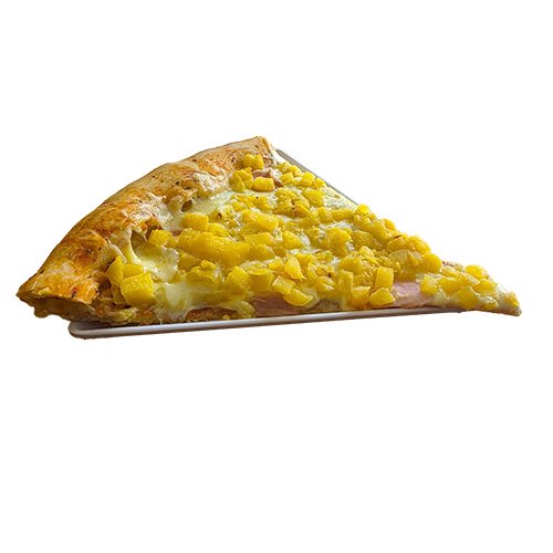 Porción pizza hawaiana