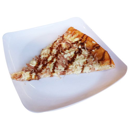 Porción pizza pernil de cerdo